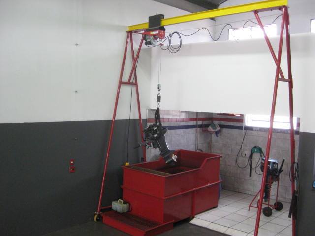 oficina tanque motor teste